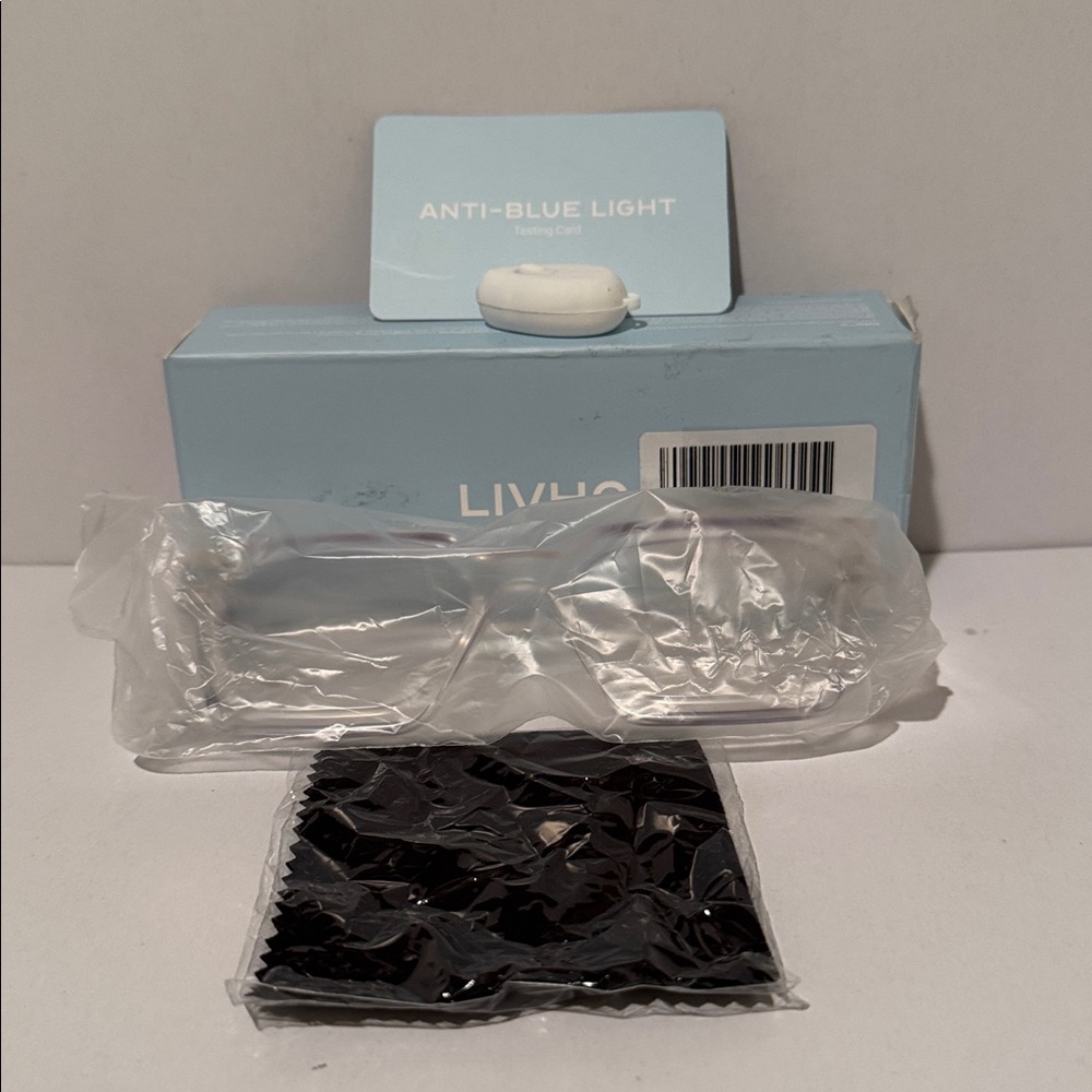 Livho Oversized 99% Blue Light Glasses Rectangle  For Computer Anti Eyestrain